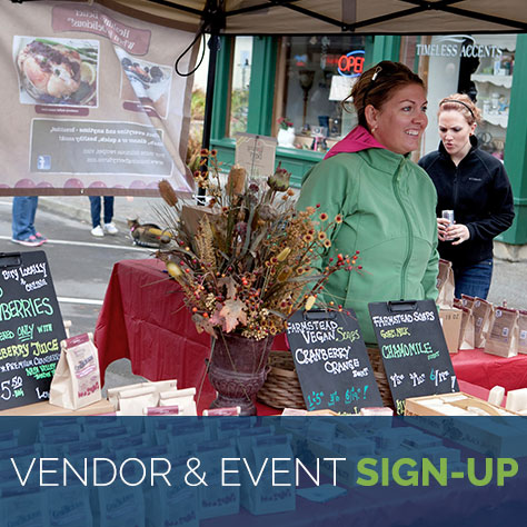 market vendor bandon cranberry festival