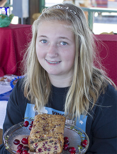 youth, food fair winner, Bandon Cranberry Festival