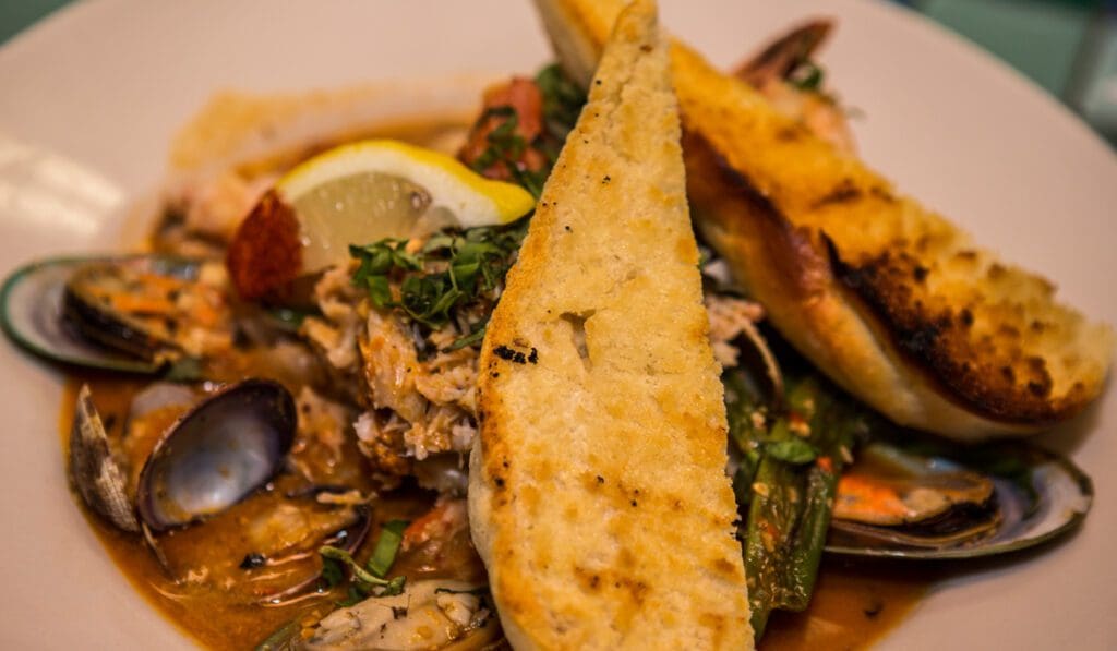 seafood appetizer, Edgewaters Restaurant, Bandon dining